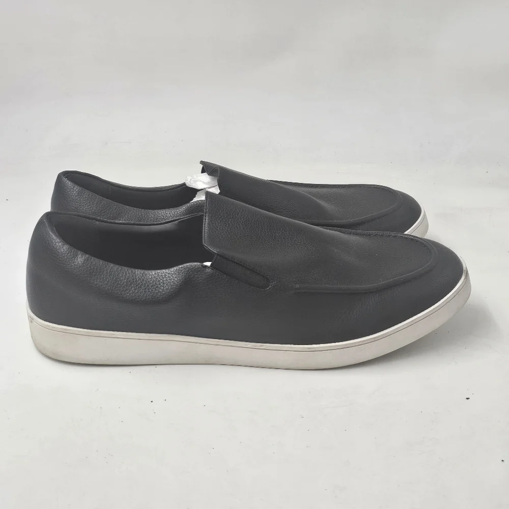 Abound Keaton Slip On Sneakers Black White Sole Cushioned Comfort Size 13